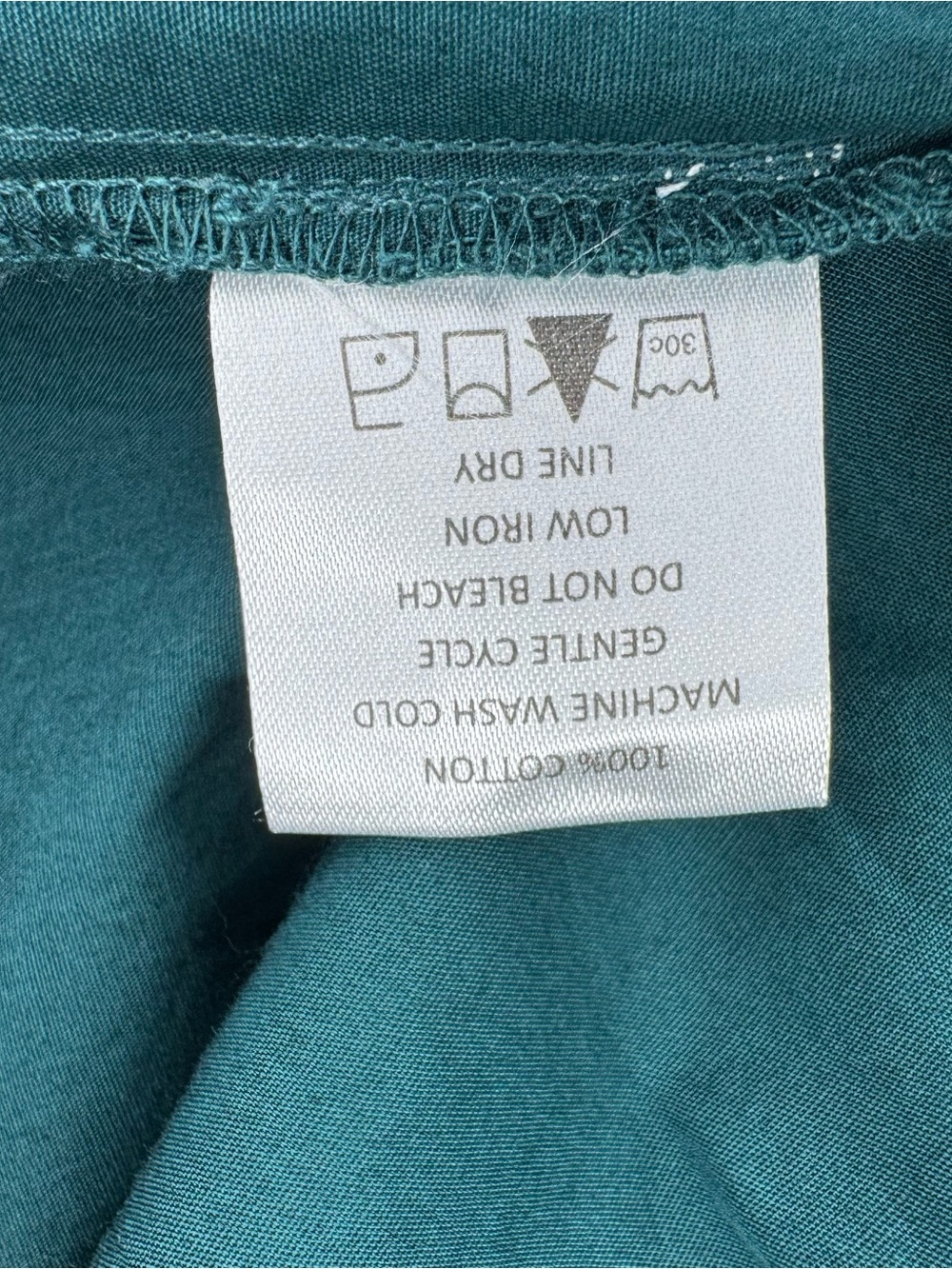 MUD PIE | Teal Tiered Puff-Sleeve Bow Back Dress Size Large - Picture 12 of 12
